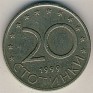 20 Stotinki Bulgaria 1999 KM# 241. Uploaded by Granotius